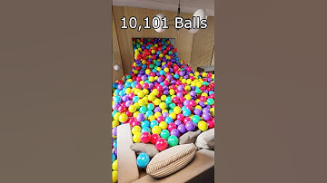 Living room filled with over 10k balls 🔥 intensive blender simulation #blender3d #blenderanimation