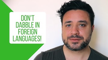 The secret to learning lots of languages -  learn one at a time!
