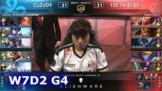 C9 vs 100 | S9 LCS Spring 2019 Week 7 Day 2 | Cloud 9 vs 100 Thieves W7D2