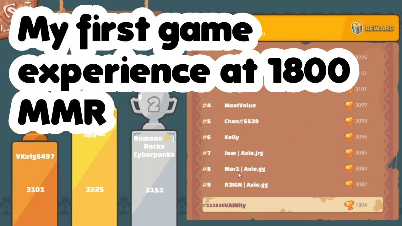 FIRST GAME EXPERIENCE AT 1800 MMR | JUMPING LASON JUGGLING BALLS CARDS & STATS | S19 AXIE INFINITY