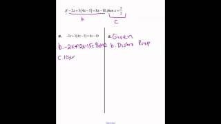 Geometry Mini Lesson #12 Algebraic Proofs Part I