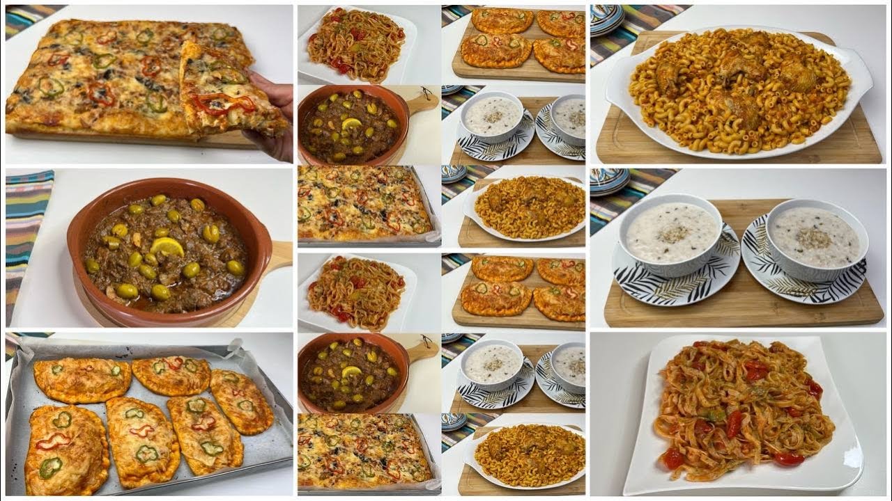 جدول الاكل الاسبوعي اقتصادي 💪6 اقتراحات وشهيوات بسيطة لوجبات عشاء متنوعةلذيذة يحبوها الكبار والصغار🥰