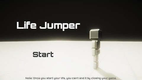 Ludum Dare 41 Life Jumper Trailer [Text adventure&&3d platformer]