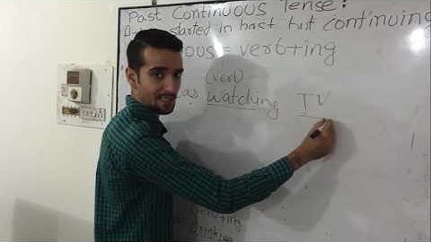 What Is Past Continuous Tense? Lesson  #6