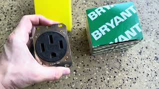 Hubbell vs Bryant vs Home Depot Leviton NEMA 1450 outlet comparison