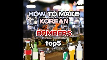 [🇰🇷Culture]_How to make Korean Bombers TOP5(Mix Drinks : Soju, Beer, Somaek etc.)