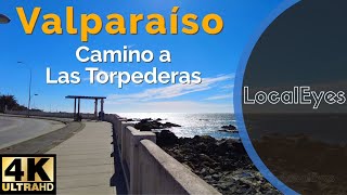 Valparaíso Camino a Torpederas  4K Walk  Chile 2021