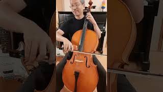 Day 105 Bach Suite No.1 In G Major For Cello - Prelude Practice Bar 31 To 42 Staff Bowing 230813