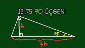 Ispat 15 75 90 Ucgeni Tyt Geometri Ozel Ucgenler Youtube