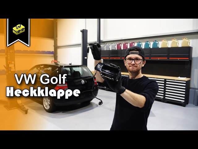 VW Golf 4 Heckschloss wechseln, Changing the VW Golf 4 rear lock, Tutorial, HD