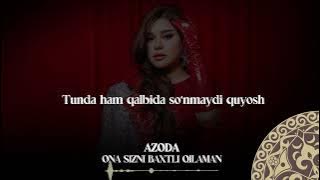 Azoda - Ona sizni baxtli qilaman | Milliy Karaoke
