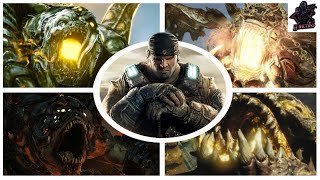 Gears of War 3 - All Bosses + Ending