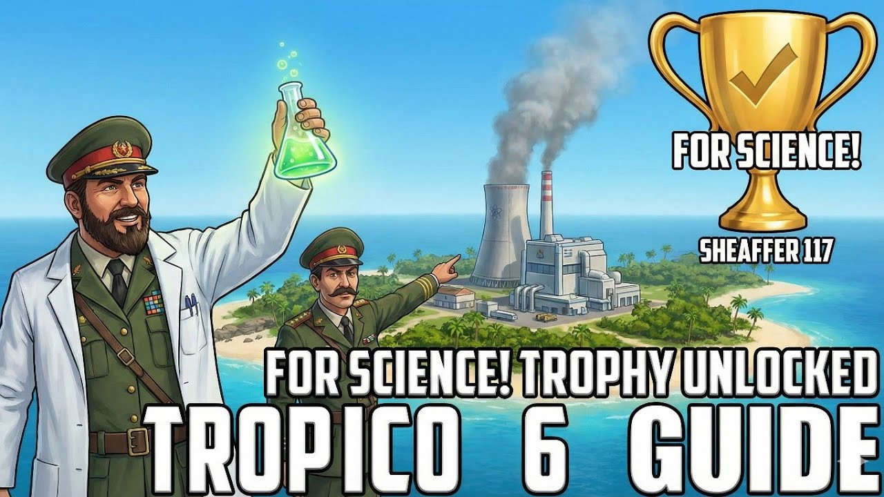 Наконец-то открыл трофей «За науку!» (Tropico 6 Grind)
