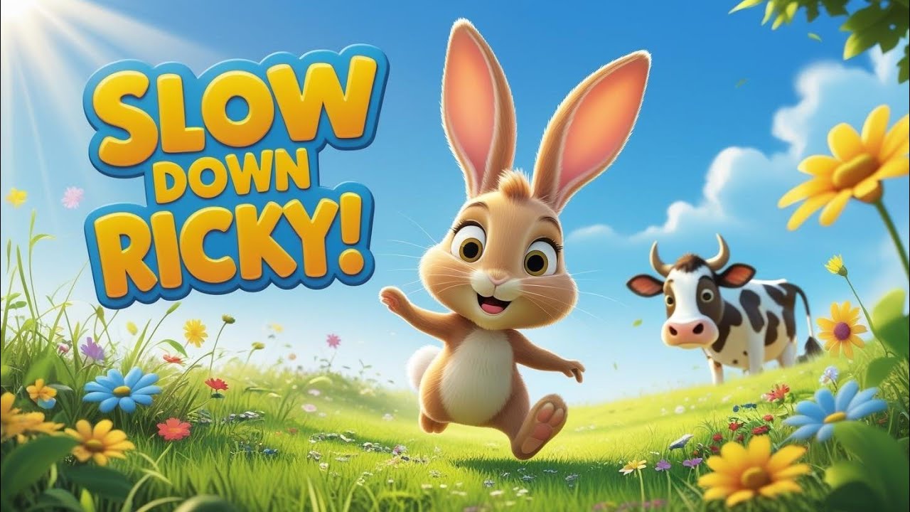 Ricky the Rabbit Learns to Slow Down | A Mindfulness Story for Kids ...