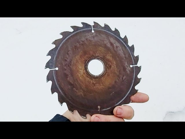 Как заточить пильный диск от циркулярной пилы своими руками за 5 минут