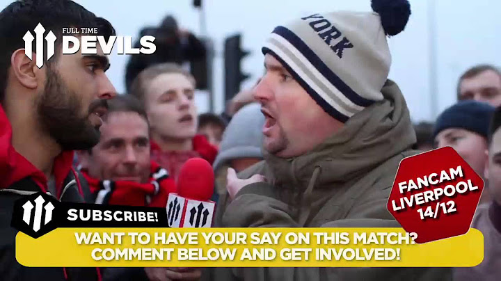 Andy Tate: TITLE CHARGE! | Manchester United 3 Liverpool 0 | FANCAM