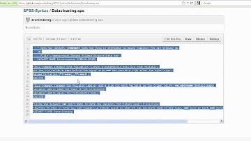 Introduction to Syntax in SPSS