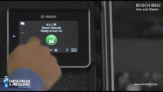 Bosch B942 Keypad Arming and Disarming