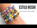 Como hacer una Pulsera estilo Heishi - Tutoria DIY