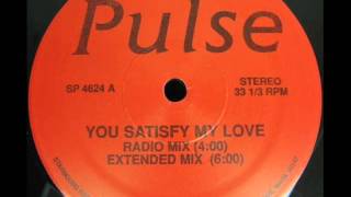 PULSE - you satisfy my love (1989) (_Starbound Record_) (_12&#39;inch_)