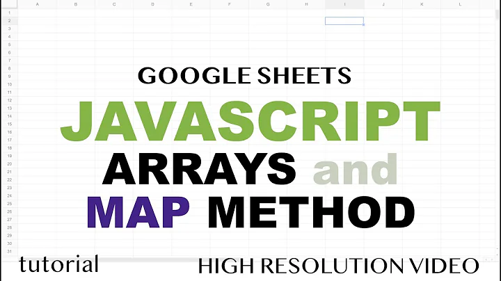 JavaScript Arrays & Map Method Tutorial - Google Apps Script Part 4