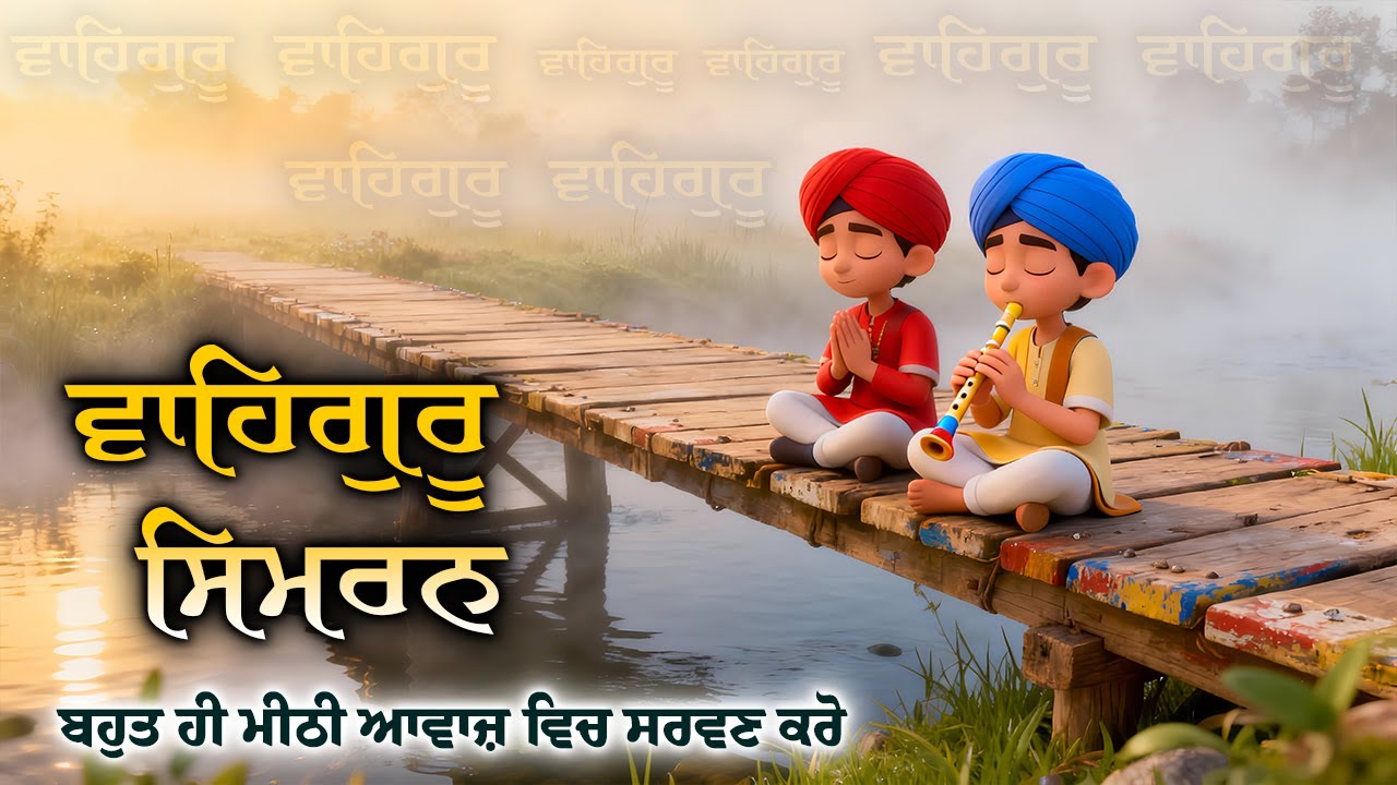 Satnam Waheguru 1 Hour Jaap | Waheguru Waheguru | Soothing Meditation Gurbani