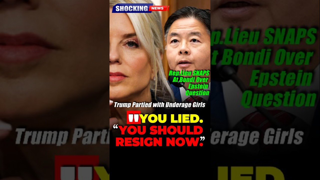 Viral Moment: VIRAL: Democrat Ted Lieu Calls For Bondi's Resignation After Lying Accusation