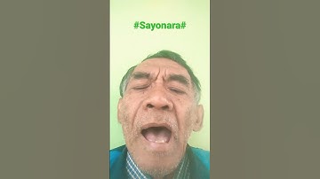 Thumbnail of #Sayonara# song from Japan.