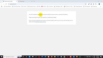 How to Fix PHP installation appears to be missing the MySQL extension || Install & enabl mysqli PHP