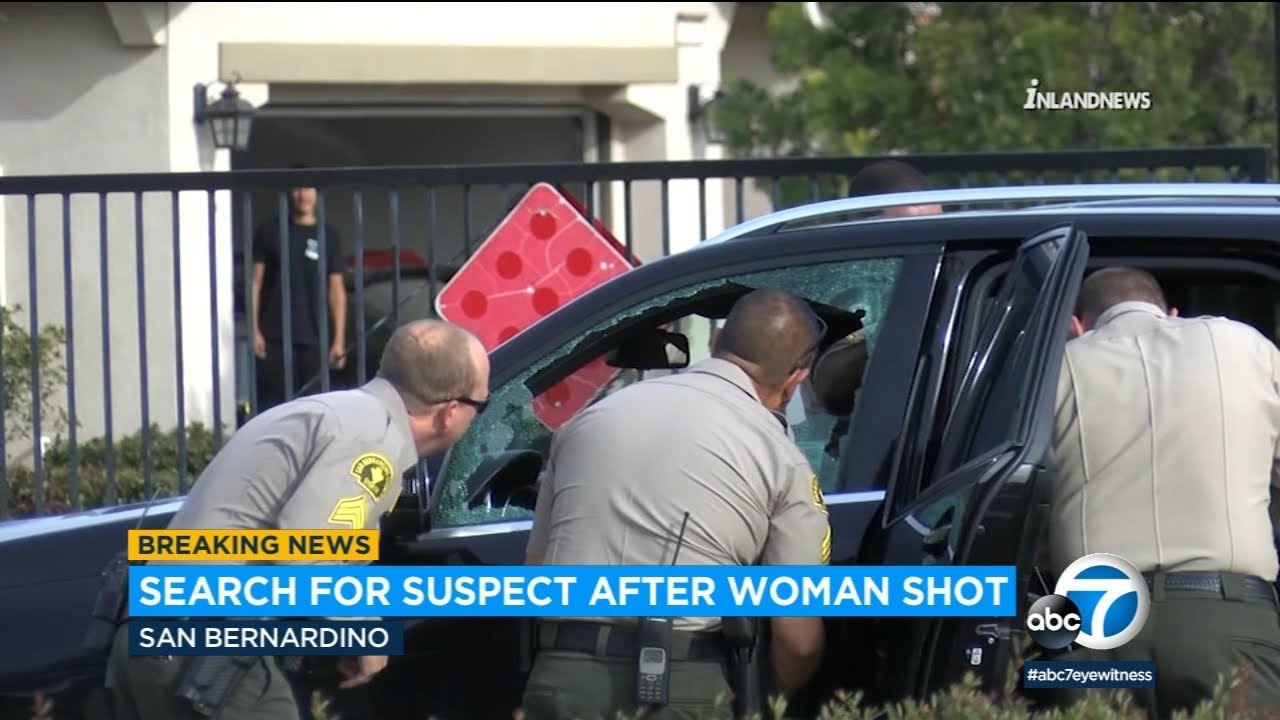 Woman shot in possible road rage incident in San Bernardino - YouTube