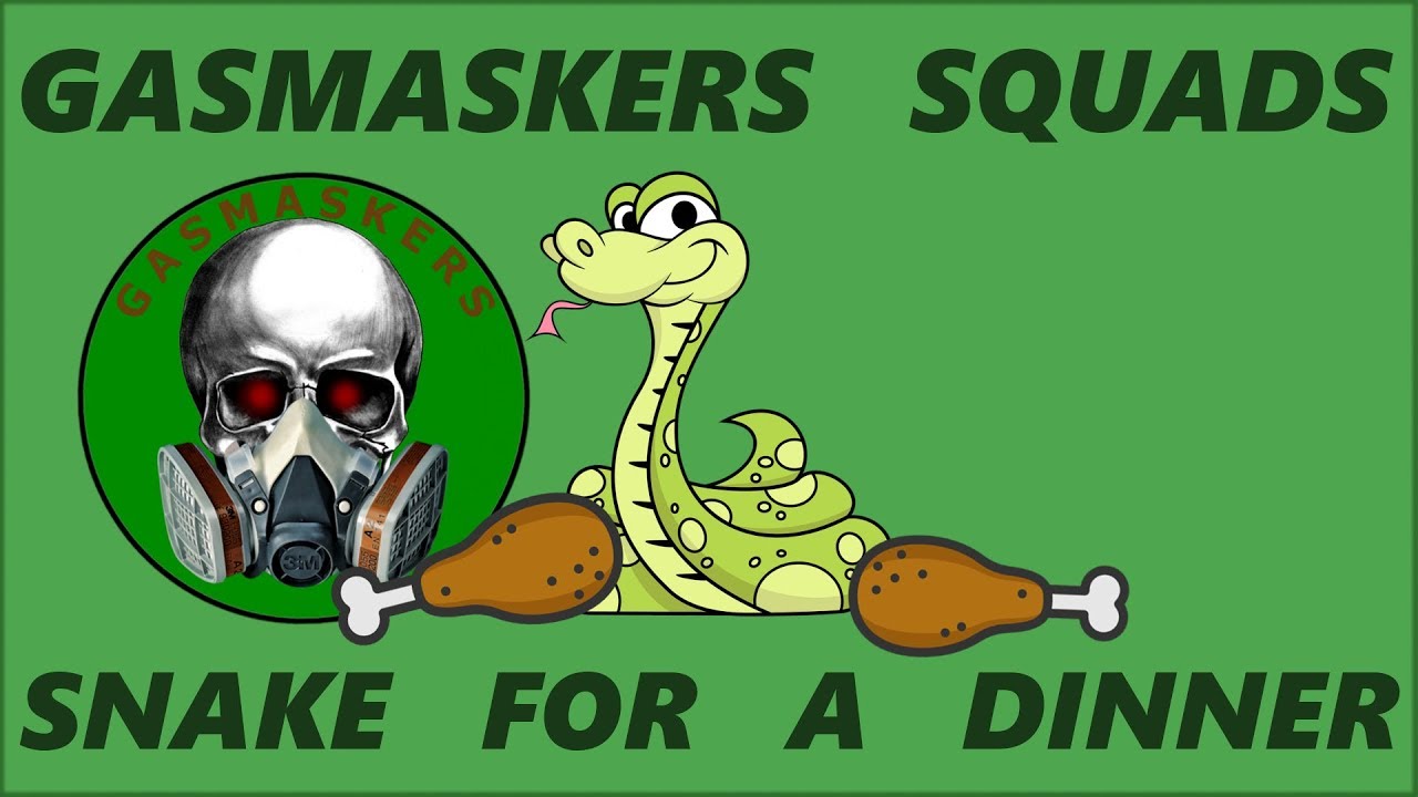 Snake For A Dinner - PUBG Gasmaskers Squads (Feat. Str8Gson and Daggum6)