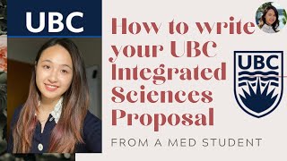 How to write your UBC Integrated Sciences Proposal + 3 examples