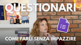 👩🏼‍💻Come si fa un QUESTIONARIO su GOOGLE FORM🧐