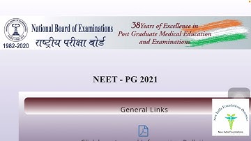 Urgent News! NEET PG 2021| Final Edit Window Date Extended Till 7th April 2021 For MD MS DNB NBE