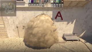How to smoke connector on mirage in CS2