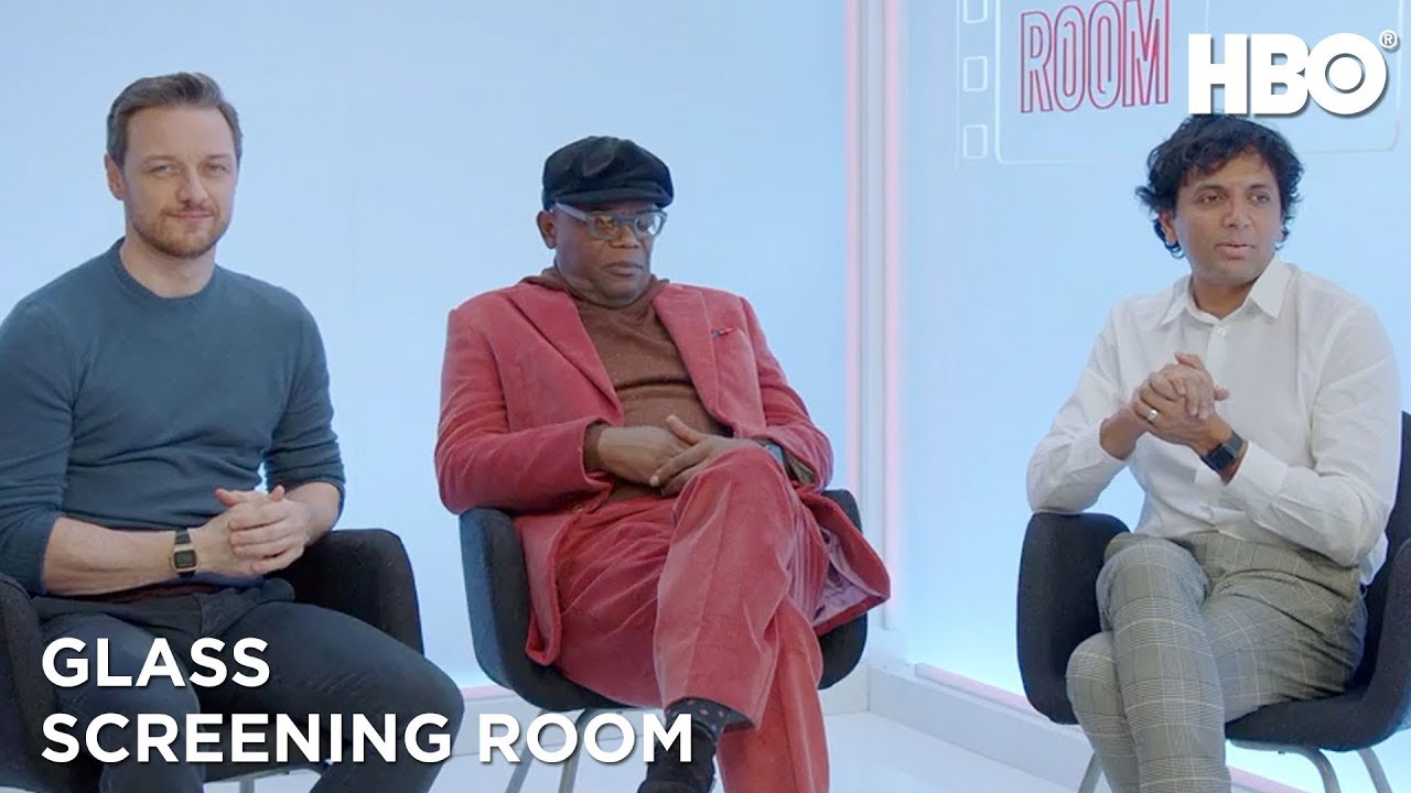 Samuel L. Jackson, M. Night Shyamalan & James McAvoy on Glass (2019 Movie) | HBO