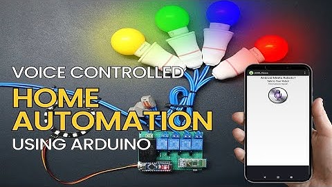 Voice control home automation using Arduino