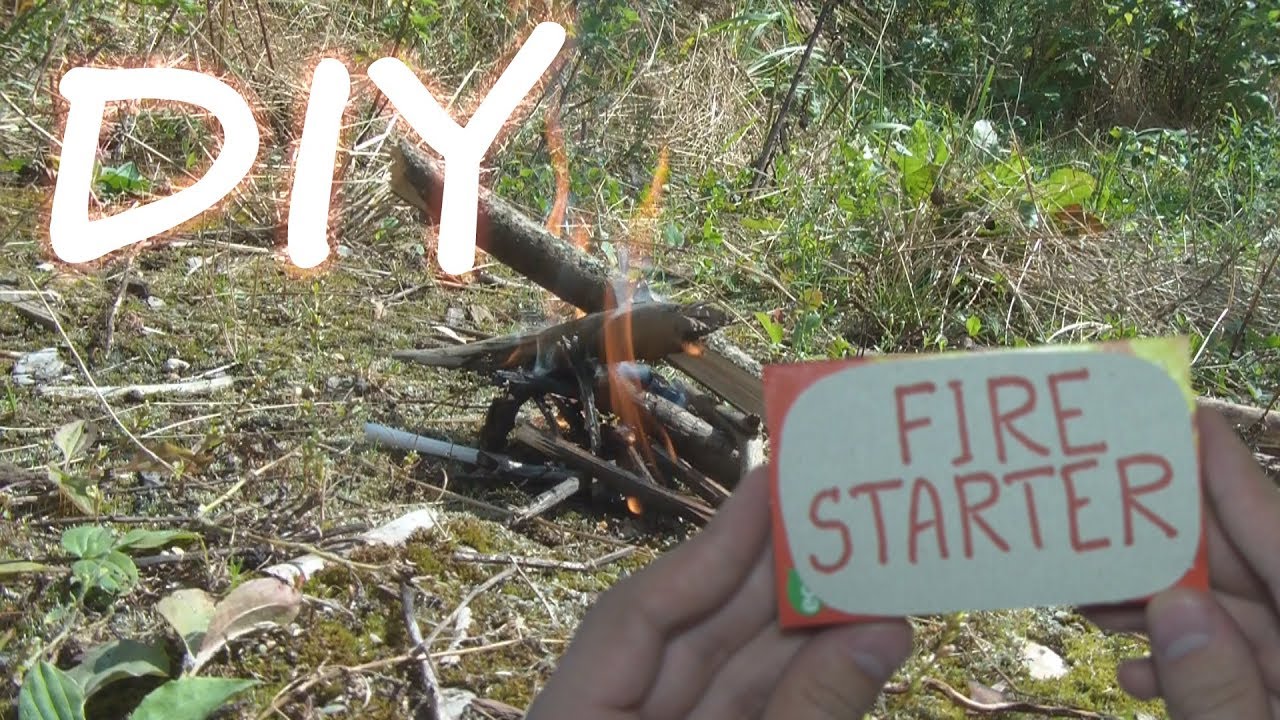 DIY Fire Starter. How To Make Matches Candles YouTube