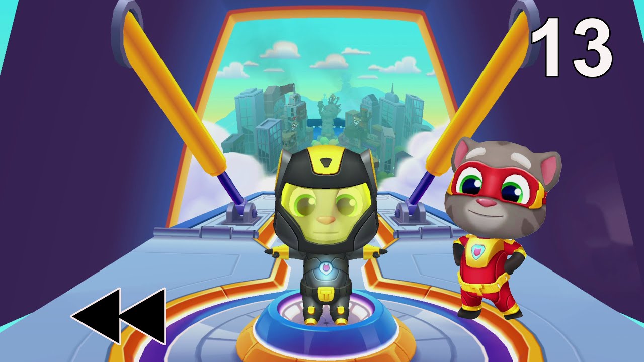 Talking Tom Hero Dash (Reverse) Gameplay Part 13 | 4k USD Full Screen