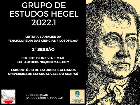 2ª Sessão do Grupo de Estudos Hegel [2022.1]