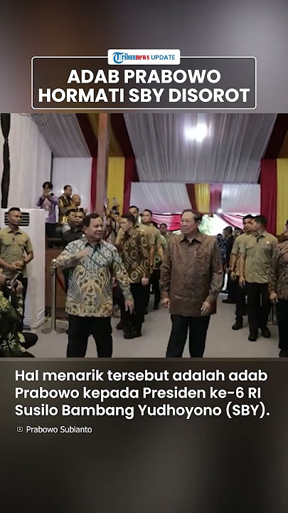 Adab Santun Prabowo ke SBY saat Silaturahmi KIM Disorot, Tetap Hormati Senior Meski Jadi Presiden