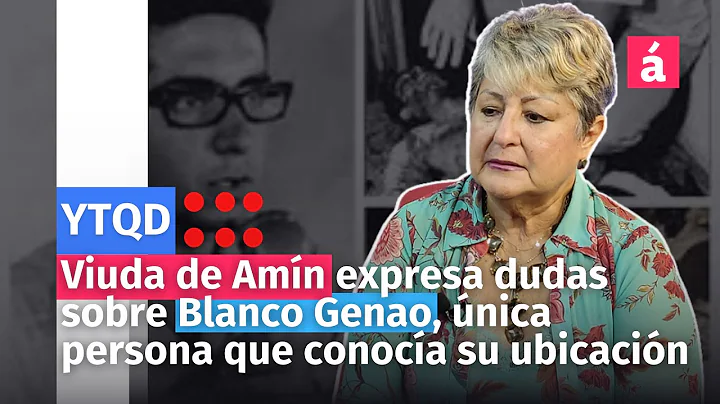 Viuda de Amn expresa dudas sobre Blanco Genao, nica persona que conoca su ubicacin