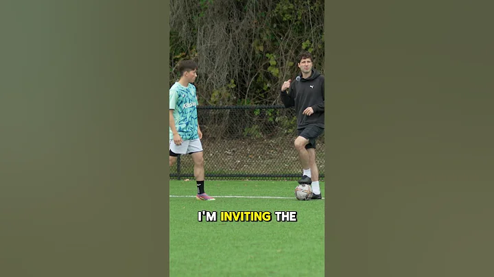 How can you STOP inviting the pressure as a WINGER! #shorts #soccer