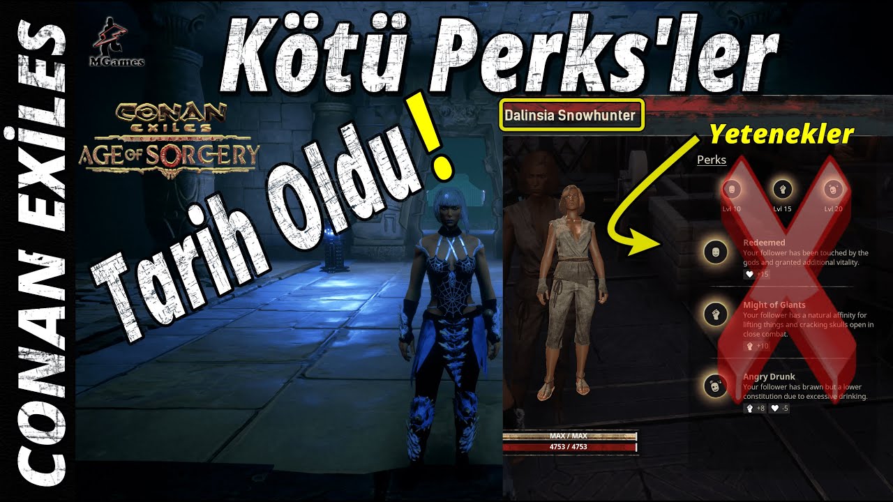 🔴Conan Exiles - Elixir Of Rebirth İle Savaşçıda Kötü Perkslere  Son !! /2022