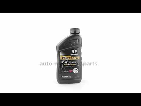 Моторное масло HONDA Genuie SYNTHETIC BLEND 5W-30 SP/GF-6 1qt (946 мл), видео 1