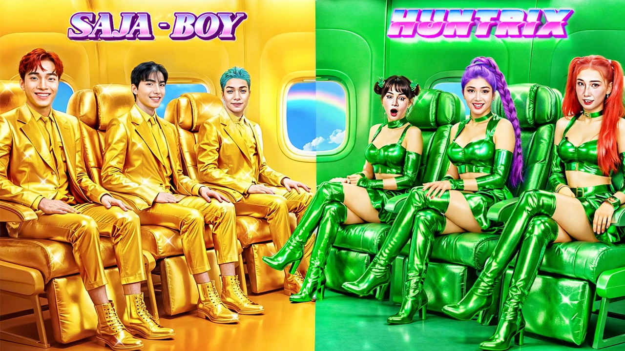 تحول صيادي شياطين K-POP 💄 مواجهة Huntrix VS Saja Boys بأسلوب الآيدول ✨ | BabaBop Arabic