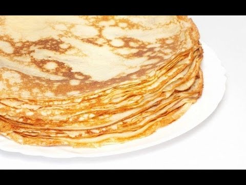 Vidéo: Grandes Crêpes Fines - Faciles Et Simples