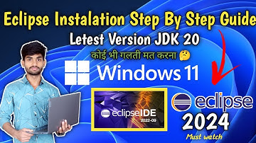 How to install Eclipse IDE 2023-12 on Windows 11 | Updated 2023