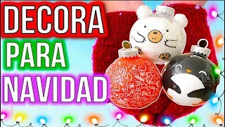 HAZ ESFERAS DIY PARA DECORAR el Arbol de Navidad - Trucos y Regalos 2017 | Pasteles y Pinceles