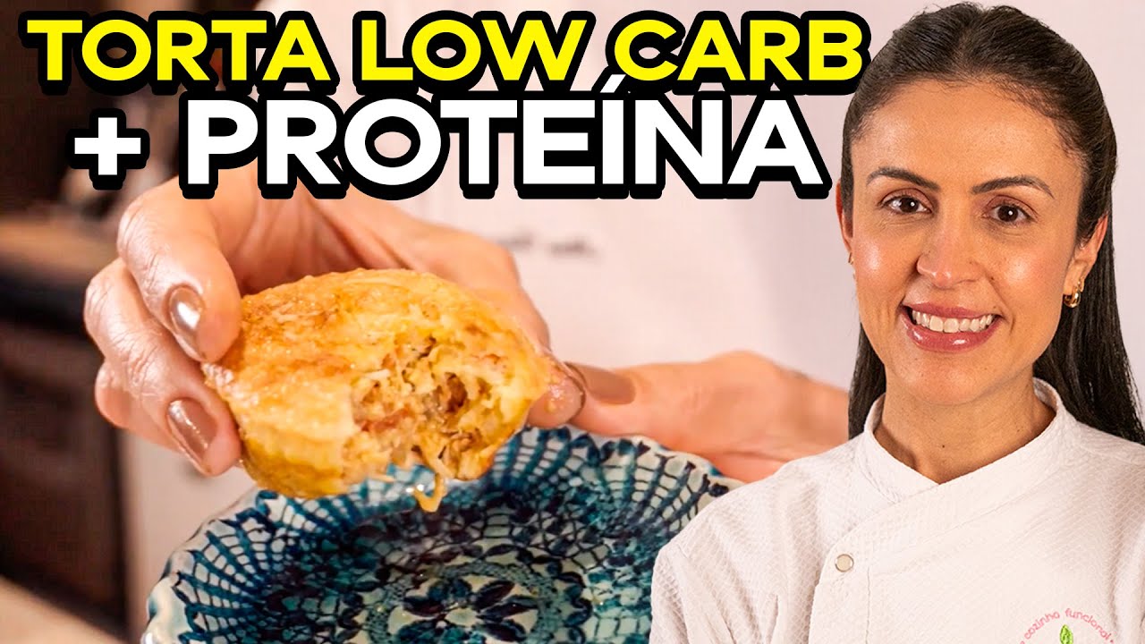 Torta Low Carb de Frango Fácil e Proteica – Sem Farinha e Pronta Para Congelar